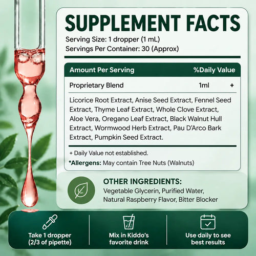 Vernoa - Gut Support Supplement Drops